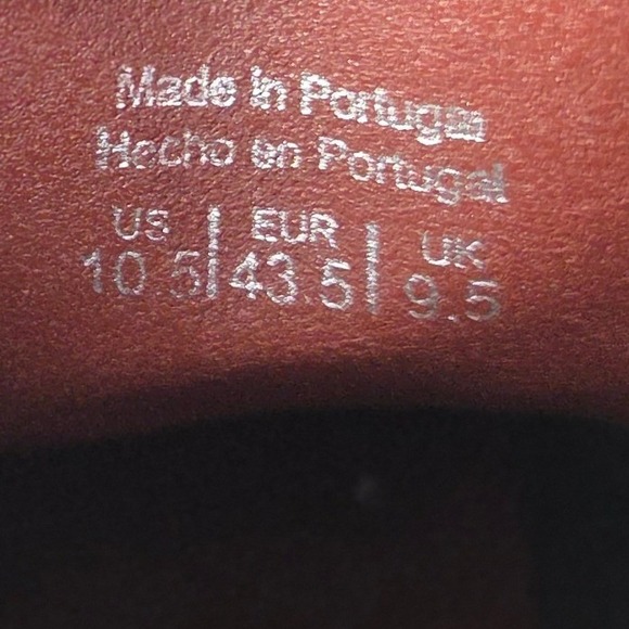 Aldo Men's 10.5 Cap Toe Oxford Dress Shoes Blue Brown Leather Formal Business - Picture 8 of 10